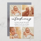 フォトコラモダンージュ誕生  案内状 (正面/裏面)