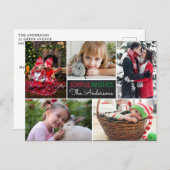 フォトコラモダンージュ,喜びの祈りをクリスマスに ポストカード (正面/裏面)