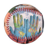 フォトコラーカスタムジュ野球 野球ボール (正面左)