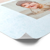 フォトコラージアボカド1歳の誕生日パーティー ポスター (角)