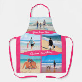 フォトコラージエプロン追加カスタム文字 エプロン (正面)