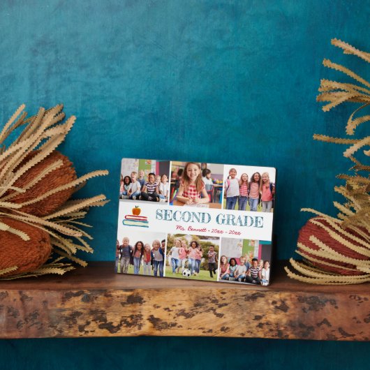 フォトコラージキッズスクールイヤー記念 フォトプラーク (側面)