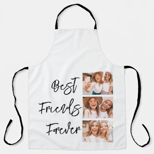 フォトコラージギフト最高のfor Friends Forever エプロン (正面)