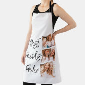 フォトコラージギフト最高のfor Friends Forever エプロン (インサイチュ)
