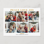 フォトコラージクリスマス2022年祝祭葉書 シーズンポストカード (正面)