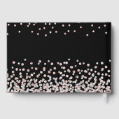 フォトコラージシルバーバラ金ゴールド100誕生日 ゲストブック (裏面)