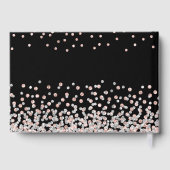 フォトコラージシルバーバラ金ゴールド100誕生日 ゲストブック (裏面)