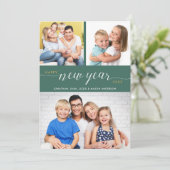 フォトコラージスクリプトハッピーニューイヤー シーズンカード (スタンド正面)
