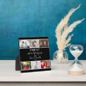 フォトコラージスクリプトブラックファミリーキープサケことわざ フォトプラーク (インサイチュ)