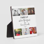 フォトコラージスクリプモダントファミリーキープサケことわざ フォトプラーク (正面)