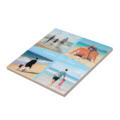 フォトコラージセラミックタイルとカスタム文字 タイル (側面)