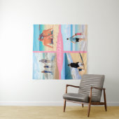 フォトコラージタペティとカスタム文字 タペストリー (インサイチュ)