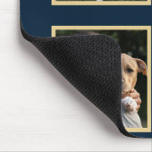 フォトコラージドッグパパマウスパッド マウスパッド (コーナー)