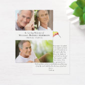 フォトコラージハミングバード祈りの言葉カード (デスク)