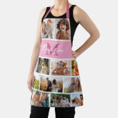 フォトコラージピンクモノグラム エプロン (インサイチュ)