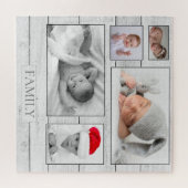 フォトコラージファミリーキープサケパズル ジグソーパズル (横)