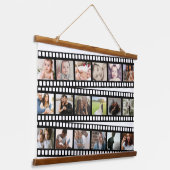 フォトコラージフィルムストリップパーソナライズされたDIYカスタム 吊り下げ型タペストリー (傾斜あり)