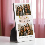 フォトコラージフォーエバーソウルシスターフレンドシップギフト フォトプラーク<br><div class="desc">祝bond only soul sistersは、この写真のコラージュのプラークと理解しカスタム、誕生日、長距離の友情、または単なる理由に最適。あなたの思い出お気に入りのをパーソナライズし最高のて、あなたの友人が彼女があなたの永遠の人であることを知らせなさい。</div>
