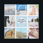 フォトコラージマグネット結婚式の引き出物シーシェル マグネット<br><div class="desc">「シーサイドビーチブルー」コレクションでコーディネート商品を探す！</div>