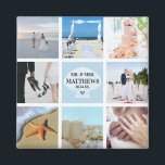 フォトコラージマグネット結婚式の引き出物シーシェル マグネット<br><div class="desc">「シーサイドビーチブルー」コレクションでコーディネート商品を探す！</div>