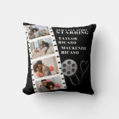 フォトコラージムービストリッパーソナライズされたプDIYカスタム クッション (正面)