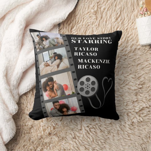 フォトコラージムービストリッパーソナライズされたプDIYカスタム クッション (ブランケット)