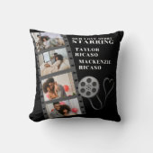 フォトコラージムービストリッパーソナライズされたプDIYカスタム クッション (正面)