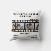 フォトコラージムービストリッパーソナライズされたプDIYカスタム クッション (裏面)