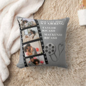 フォトコラージムービストリッパーソナライズされたプDIYカスタム クッション (ブランケット)