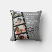 フォトコラージムービストリッパーソナライズされたプDIYカスタム クッション (正面)
