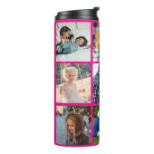 フォトコラージモノグラムパーソナライズされたピモダンンク タンブラー (回転左)