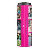 フォトコラージモノグラムパーソナライズされたピモダンンク タンブラー (裏面)