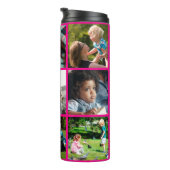 フォトコラージモノグラムパーソナライズされたピモダンンク タンブラー (回転右)