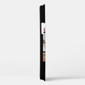 フォトコラージモノグラム名17写真ブラックケース – M Case-Mate iPhoneケース (裏面 / 右)