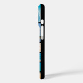 フォトコラージモノグラム17枚フォトブラック Case-Mate iPhoneケース (裏面 / 左)