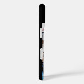 フォトコラージモノグラム17枚フォトブラック Case-Mate iPhoneケース (裏面 / 右)