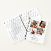 フォトコラージュおばあちゃんのクリスマスレシピ ノートブック (内部)