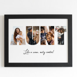 フォトコラージュおばさんポスター ポスター