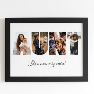 フォトコラージュおばさんポスター ポスター