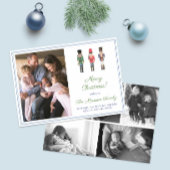 フォトコラージュくるみクラッカーメリークリスマス シーズンカード