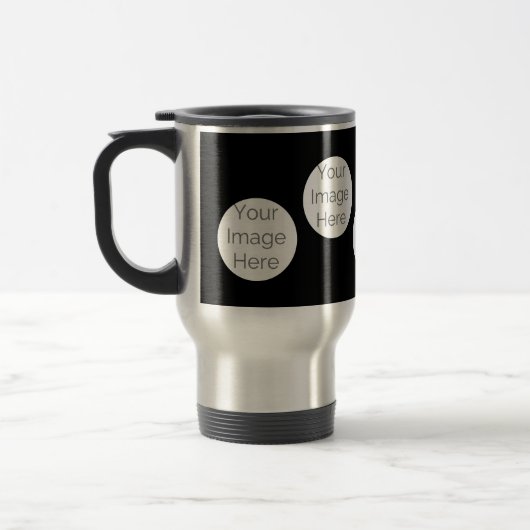 フォトコラージュで独自のタンブラーカップを作成 トラベルマグ (左)