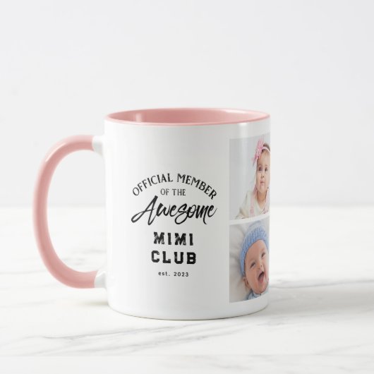 フォトコラージュで素敵なMIMIマグカップ マグカップ (左)