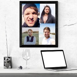 フォトコラージュで顔を ポスター