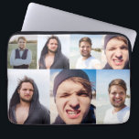 フォトコラージュで顔を ラップトップスリーブ<br><div class="desc">このラップトップスリーブケースに顔（または好きな写真）を追加する際に、本当に一種のコンピュータを作りなさい。4枚までの写真を収めカスタマイズる準備ができているコラージュプリント。コラージュは縦向最高のきまたはポートレート向き写真に適している。自分のおもしろい写真を追加して贈り物を作る笑わされるか、大切な家族の写真を使用して記念品をプレゼントする。</div>