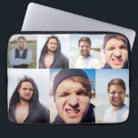 フォトコラージュで顔を ラップトップスリーブ<br><div class="desc">このラップトップスリーブケースに顔（または好きな写真）を追加する際に、本当に一種のコンピュータを作りなさい。4枚までの写真を収めカスタマイズる準備ができているコラージュプリント。コラージュは縦向最高のきまたはポートレート向き写真に適している。自分のおもしろい写真を追加して贈り物を作る笑わされるか、大切な家族の写真を使用して記念品をプレゼントする。</div>
