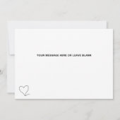 フォトコラージュとハートハッピーバースデー カード (裏面)