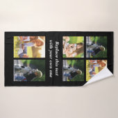 フォトコラージュと文字ケースメイトフォンのカスタマイズ バスタオル (バスタオル)