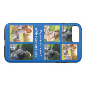 フォトコラージュと文字ケースメイトフォンのカスタマイズ Case-Mate iPhoneケース (裏面(横))