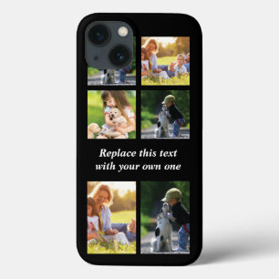 フォトコラージュと文字ケースメイトフォンのカスタマイズ iPhone 13ケース