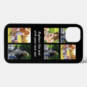 フォトコラージュと文字ケースメイトフォンのカスタマイズ Case-Mate iPhoneケース (裏面 (横))
